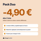 Pack Duo : -4,90 € dès 2 lots, livraison offerte
